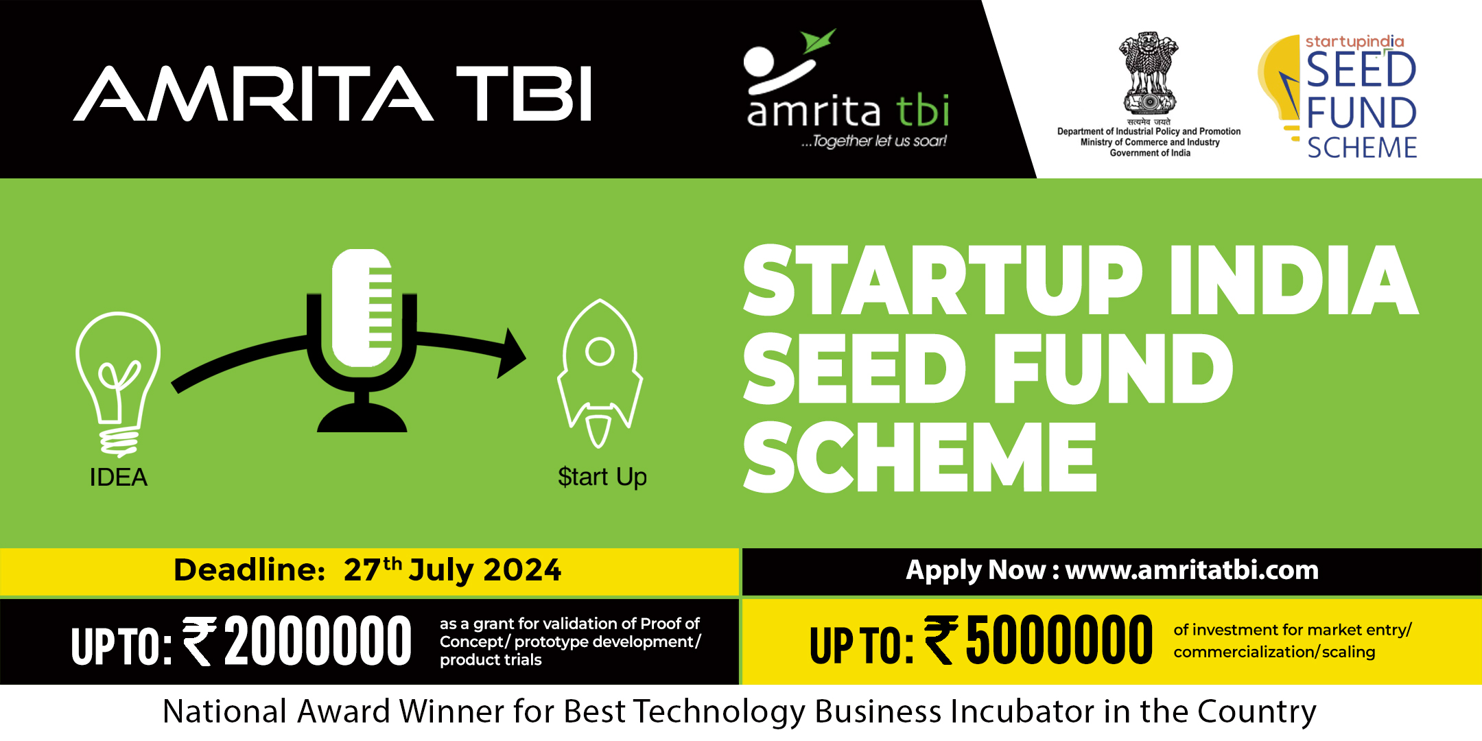 Startup India Seed Fund Scheme 2024